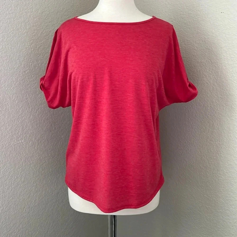 COLETTE red open shoulder top